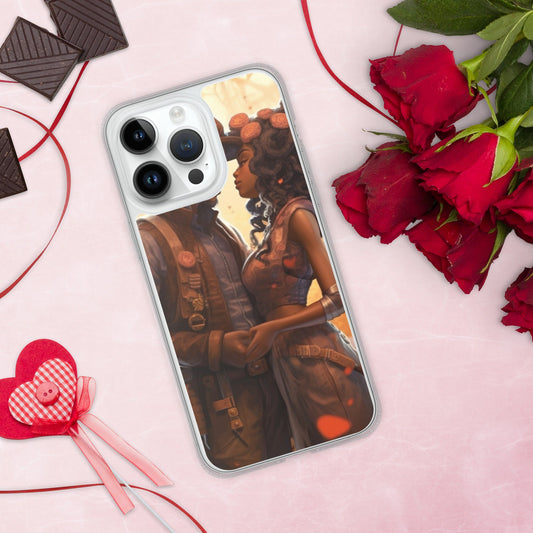 SteamPunk In Love: Clear Case for iPhone® - Estella Creates