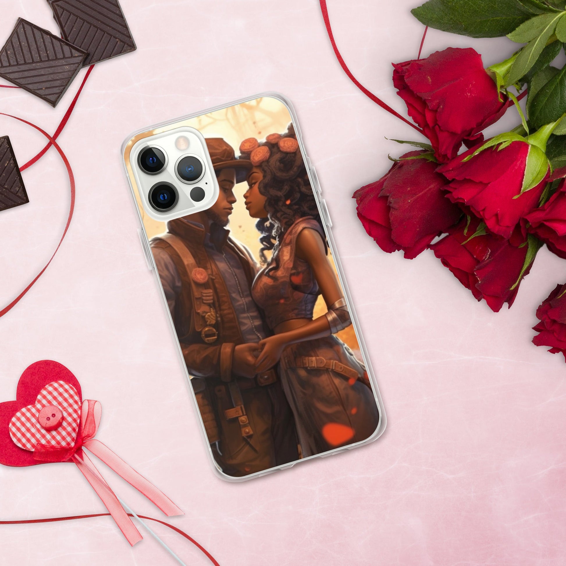 SteamPunk In Love: Clear Case for iPhone® - Estella Creates