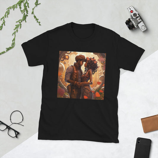 SteamPunk In Love: Short-Sleeve Unisex T-Shirt - Estella Creates