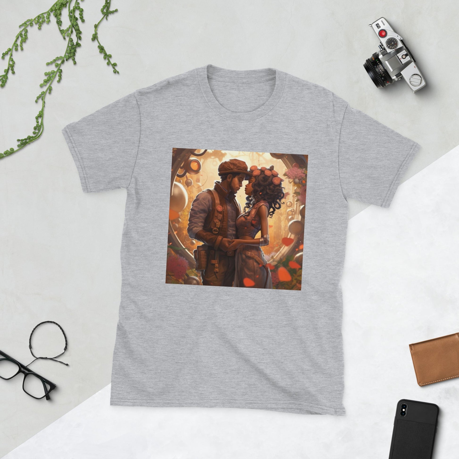 SteamPunk In Love: Short-Sleeve Unisex T-Shirt - Estella Creates