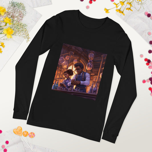 SteamPunk Love In The Lab: Unisex Long Sleeve Tee - Estella Creates