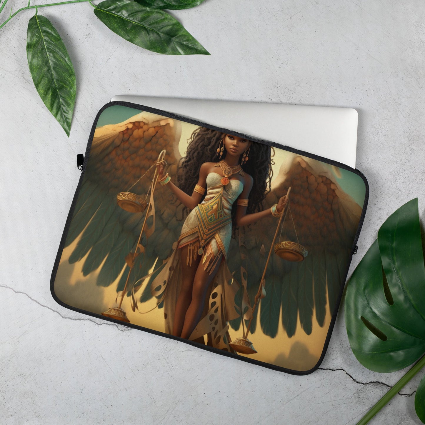 The Goddess Ma'at: Laptop Sleeve - Estella Creates