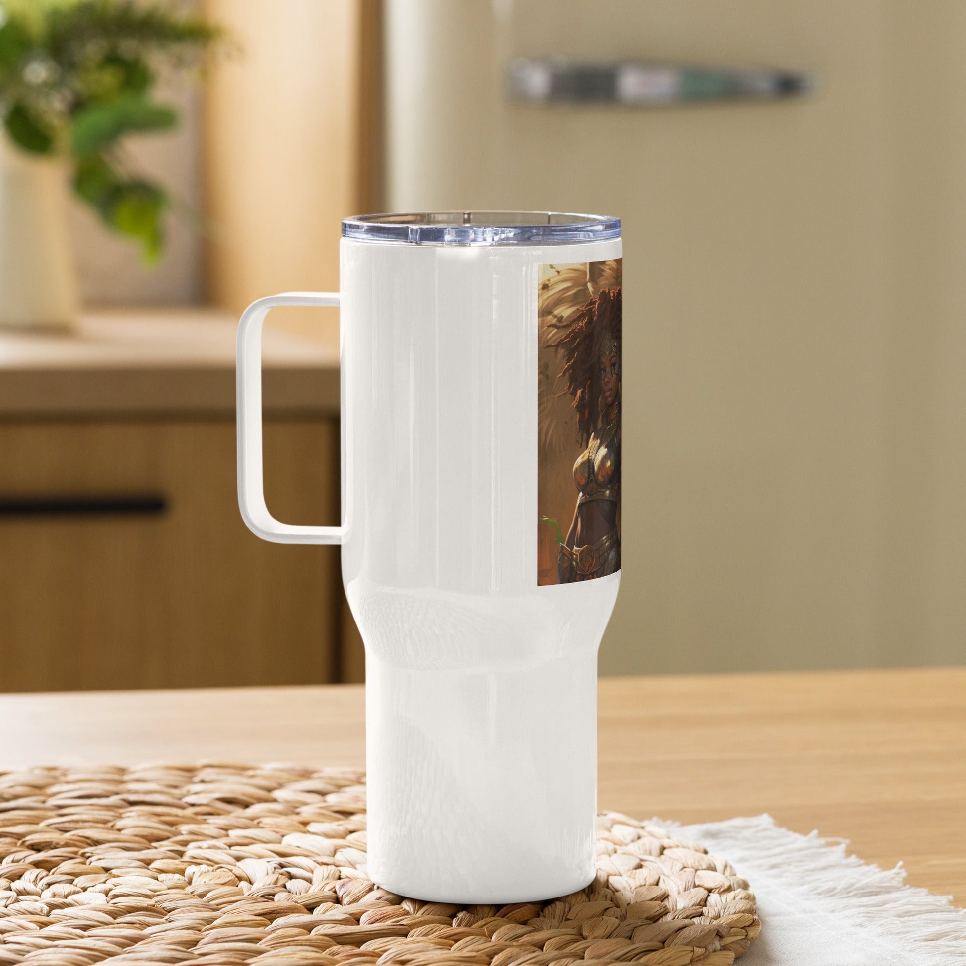 Travel mug with a handle - Estella Creates