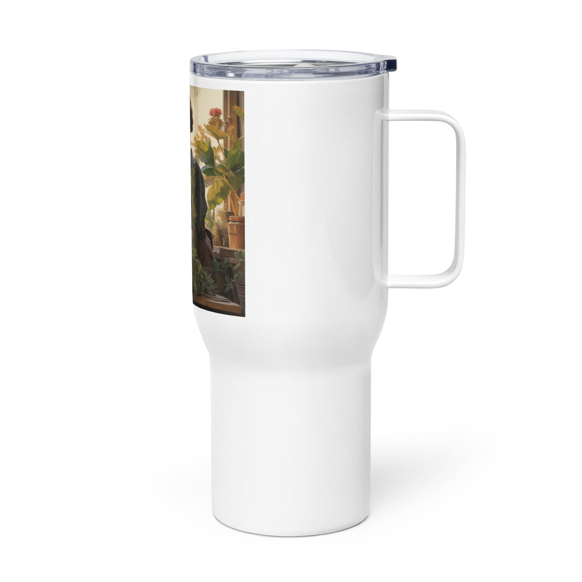 Travel mug with a handle - Estella Creates