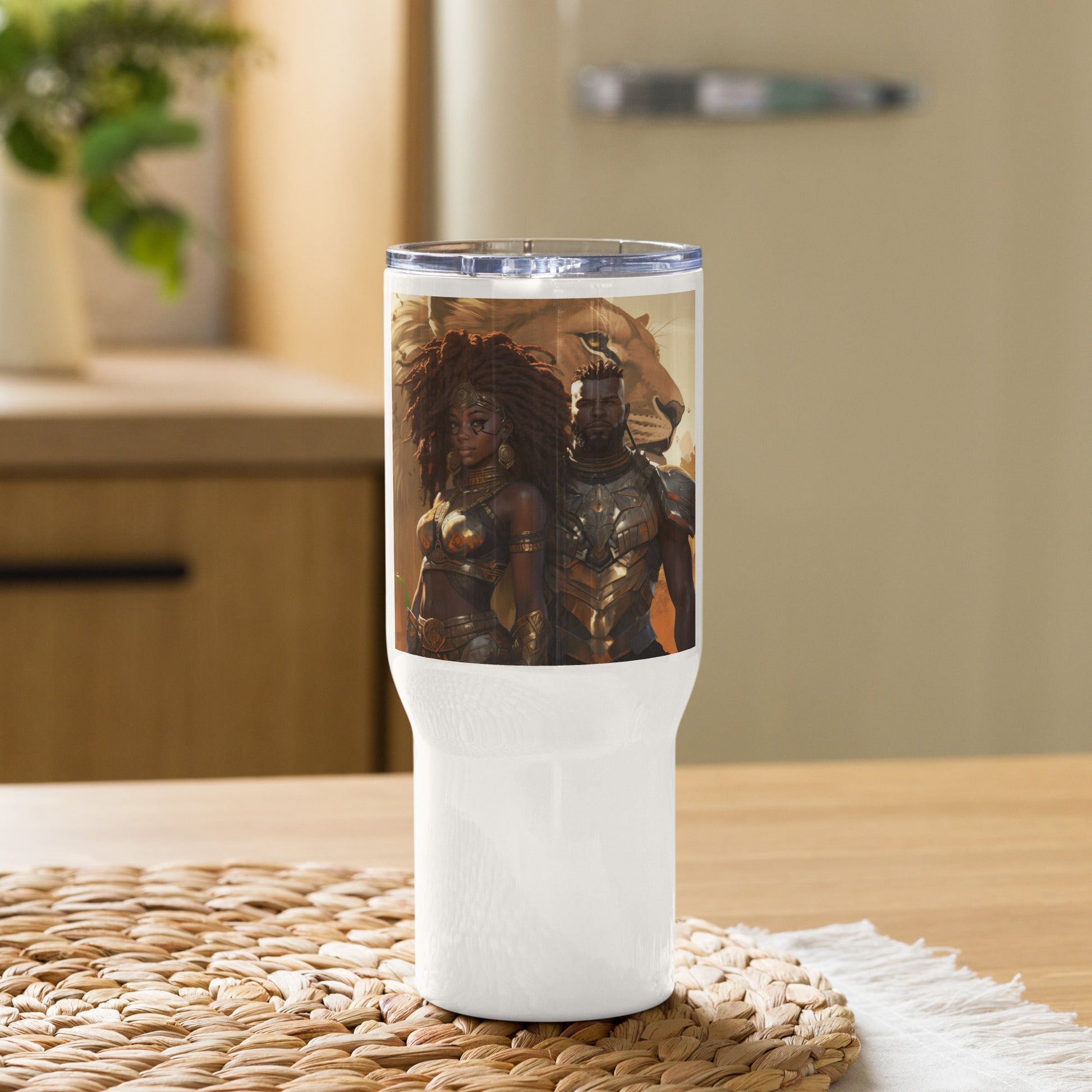 Travel mug with a handle - Estella Creates