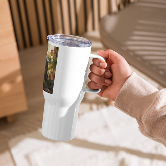 Travel mug with a handle - Estella Creates