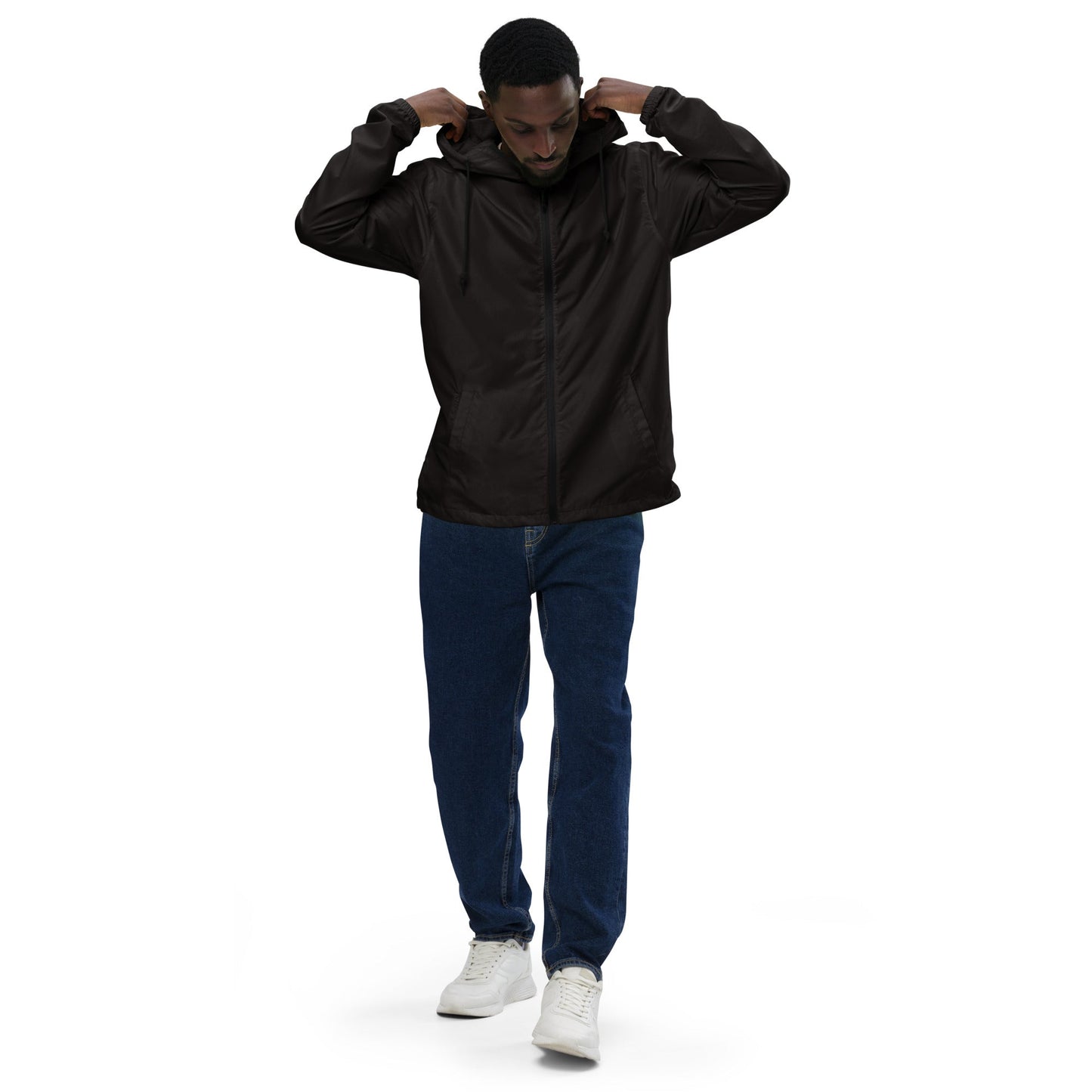 Unisex lightweight zip up windbreaker - Estella Creates