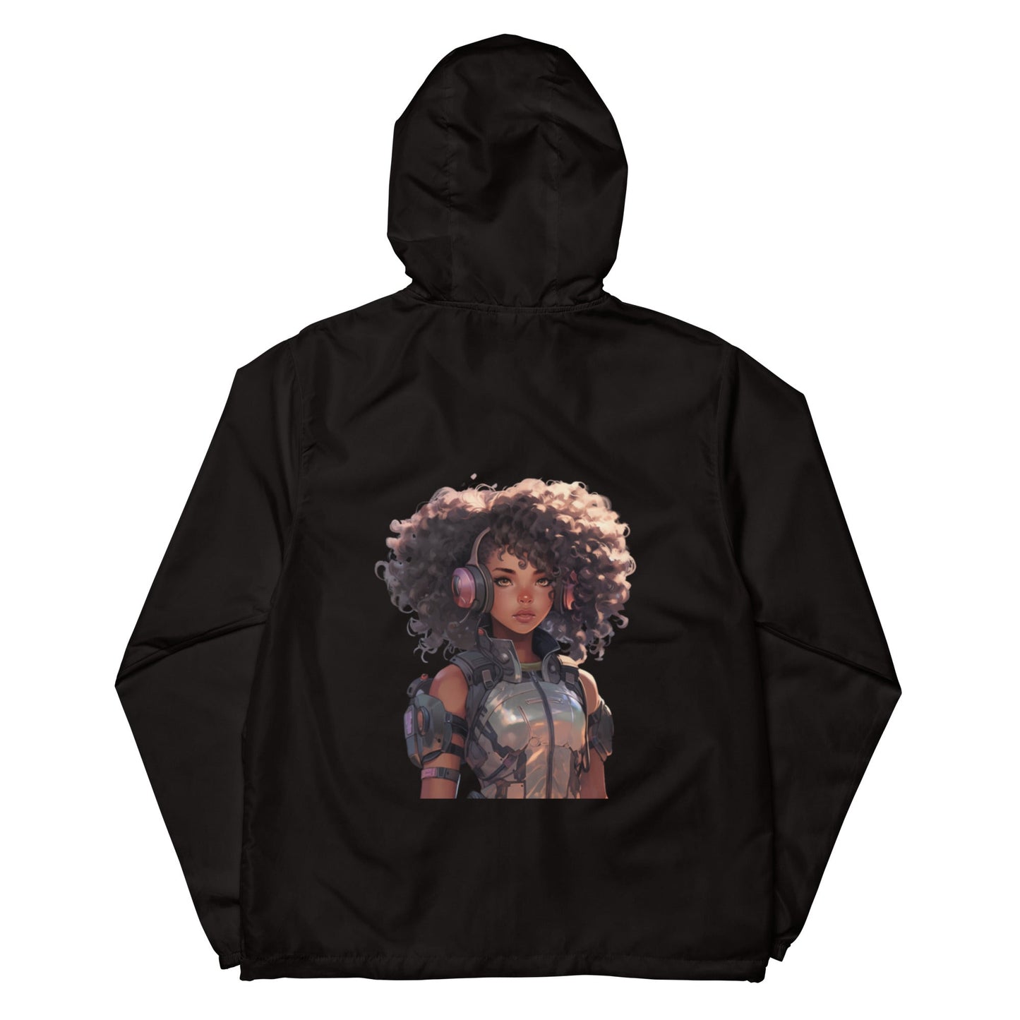 Unisex lightweight zip up windbreaker - Estella Creates