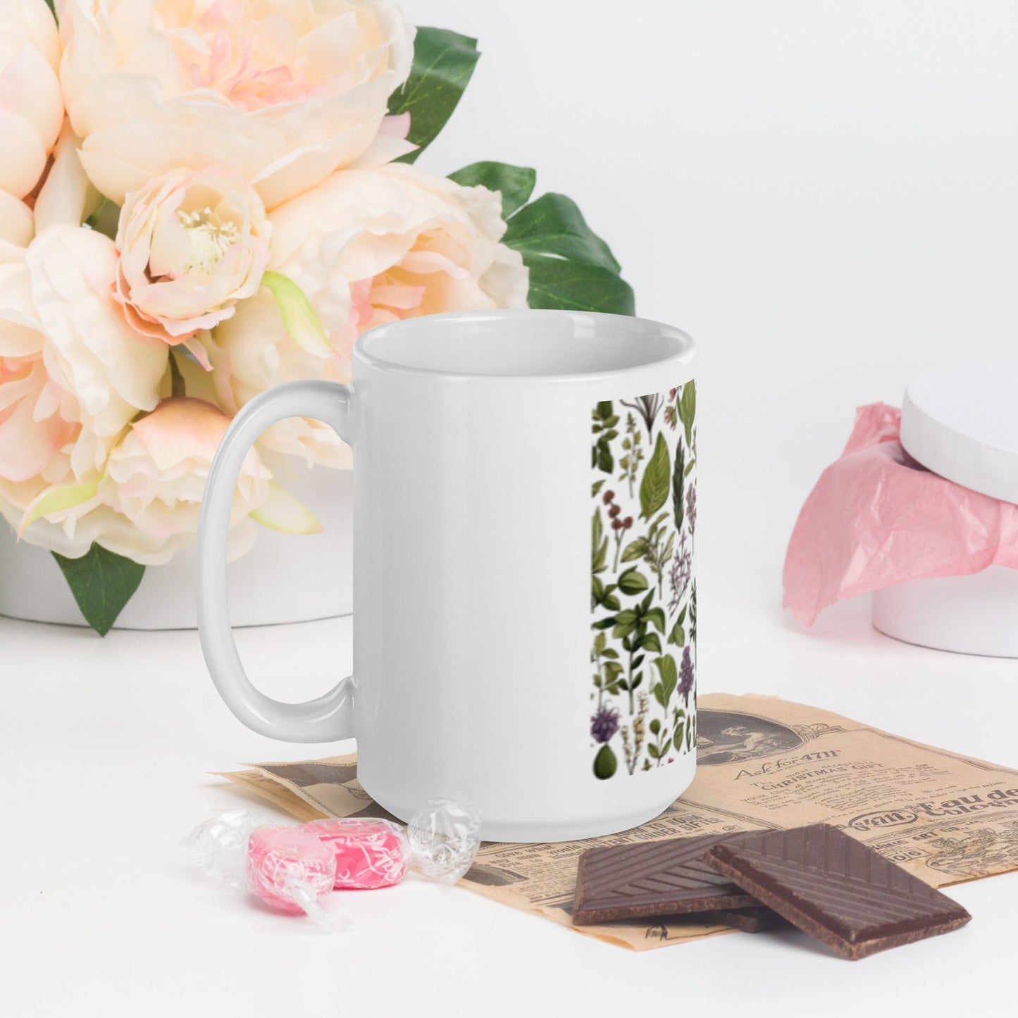 White glossy mug - Estella Creates