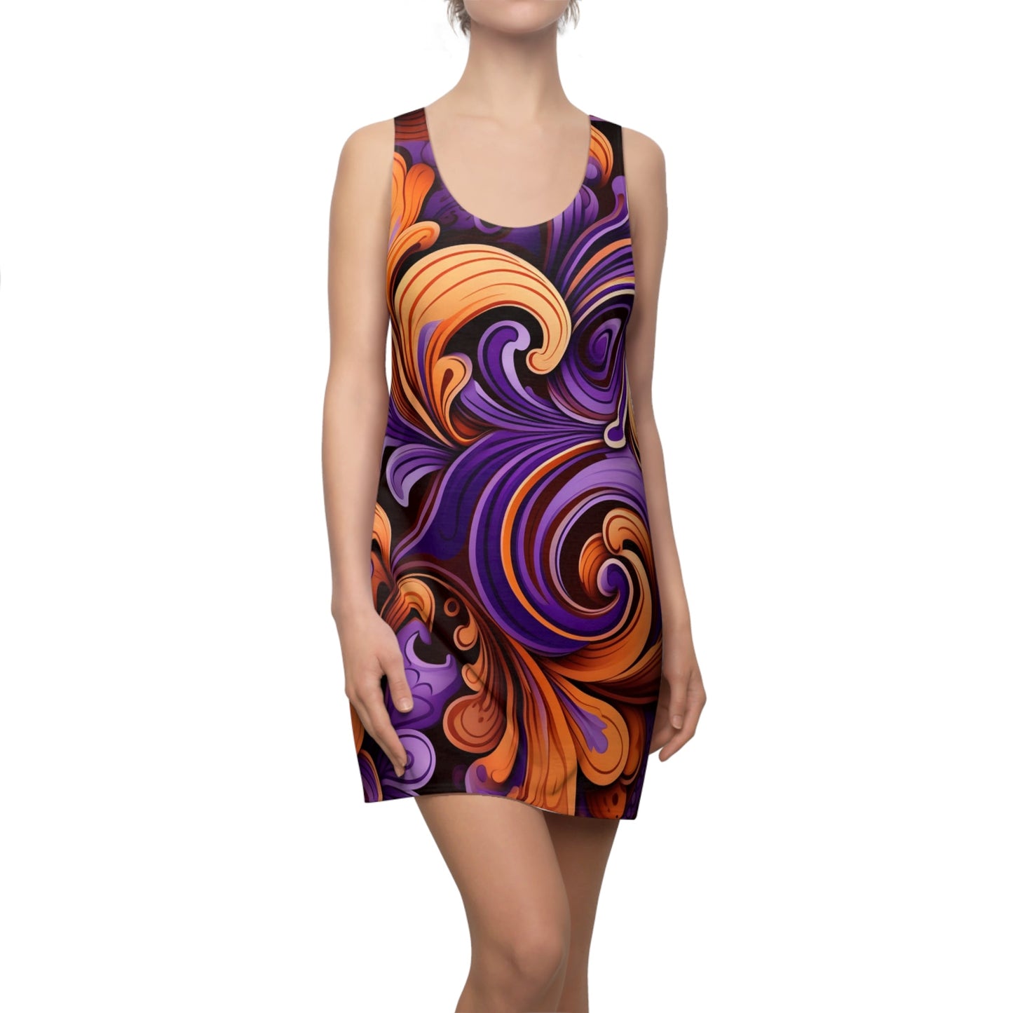 Women's Cut & Sew Racerback Dress (AOP) - Estella Creates